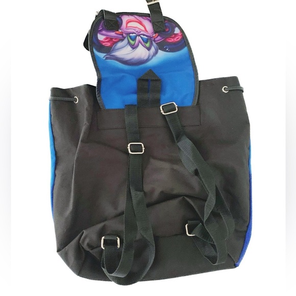 Disney X Loungefly The Little Mermaid Ariel Princess Slouch Backpack Ursula Bag - Picture 5 of 16